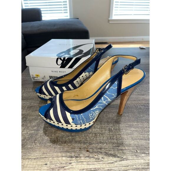 Nine West Inezo Heels Size 10 With Box - Picture 1 of 6